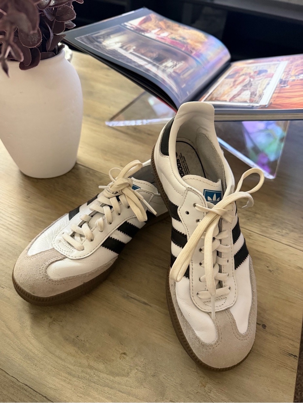 adidas Brown Textured Rubber Slide Sandals